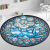 Amazon Cross-Border Living Room Blanket Bedroom Floor Mat Customizable round Sponge Carpet Floor Mat in Stock Wholesale Floor Mat