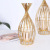 Modern Creative and Slightly Luxury Golden Geometric Candle Holder Romantic Atmosphere Combination Aromatherapy Candle Decorations Art Ornaments