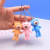 Style Women's Backpack Pendant Long Leg Bear Keychain Doll Soft Rubber Claw Machine Doll One Yuan Small Gift Amazon