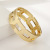 Zinc Alloy Bracelet Wholesale European and American Foreign Trade Twist Connecting Shackle Hollow Personality Fashion Factory Direct Clothing Ornament