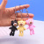 Style Women's Backpack Pendant Long Leg Bear Keychain Doll Soft Rubber Claw Machine Doll One Yuan Small Gift Amazon