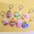 Cute Animal Keychain Elephant Duck Little Creative Gifts Capsule Toy Claw Machine Doll Schoolbag Keychain Pendant