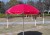 Outdoor 2.4 M Sunshade Garden Beach Stall Promotional Umbrella Windproof Umbrella Bone Large Outdoor Umbrella UV Protection