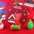 Cartoon Christmas Small Mirror Mini-Portable Makeup Mirror Tinplate Small round Mirror Christmas Small Gifts for Children Wholesale