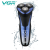 VGR V-306 3D floating rotary household washable waterproof IPX7 mens rechargeable electric beard shaver razor for men