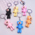 Style Women's Backpack Pendant Long Leg Bear Keychain Doll Soft Rubber Claw Machine Doll One Yuan Small Gift Amazon