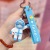 Anti-Epidemic Hero Souvenir Keychain Anti-Epidemic Warrior White Pendant Nurse Festival Gift Protective Clothing Gift Wholesale