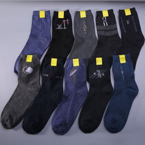 manufacturer autumn and winter leisure middle-aged and elderly men‘s socks old man socks stall supply socks wholesale cotton socks