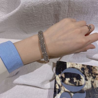 Women's Diamond Bracelet Wholesale Korean Style Fashion Starry Zinc Alloy Source Factory Metal Clothing Ornament