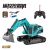 Children and Boys Electric Alloy Six-Channel Large Mining Engineering Vehicle Model Charging Toy Supermarket Stall