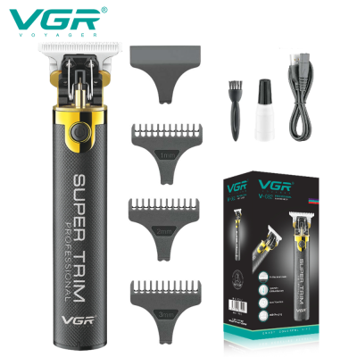 VGR V-082 T-blade zero hair cutting machine rechargeable hair clipper professional electric hair trimmer for men
