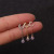 New Color Zircon Earrings Stainless Steel Ear Soft Bone Nail Cross-Border Hot Sale Piercing Jewelry