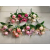 7-Fork 4-Head Oil Painting Xishi Rose Artificial Flower Home Small Bouquet Plastic Flowers Wholesale Factory