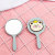 Ins Cartoon Makeup Mirror Mini-Portable Handheld Mirror Single Side Hand-Hold Mirror Gentle Cute Girl Cute Little Mirror