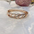 Diamond Bracelet Wholesale Leaf Hollow Affordable Luxury Style Fashion Original Design Classic Style Gold-Plated Strength Factory Jewelry