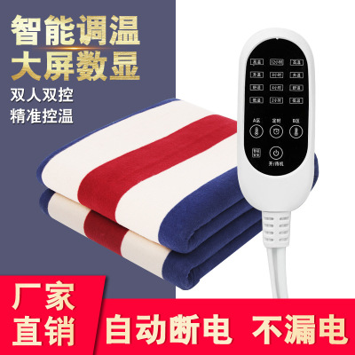 Smart Timing Double Double Control Temperature Control Electric Blanket Wholesale Thickening