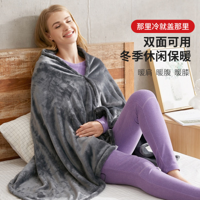 In Stock Wholesale New Electric Blanket Plush Electric Heating Blanket Office Nap Wool Blanket