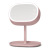 Dual-Purpose Led Table Lamp Makeup Mirror USB Charging Flip Bedside Dormitory Lamp Storage Makeup Mirror Cross-Border