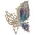 Crystal Butterfly Grip Female 2023 New Hair Claw Butterfly Headdress