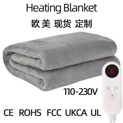 Cross-Border Electric Blanket Foreign Trade Electric Heating Cover Blanket Electric Blanket Knee Protection Blanket US Standard 110V Warming Blanket