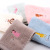 Cartoon Cotton Embroidered Cotton Small Square Towel Kindergarten Baby Hand-Wiping Face Cloth with Lanyard Absorbent Soft Square Towel