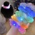 LED Luminous Large Intestine Hair Band Bar Disco Nightclub Internet Celebrity Flash Korean Hair Ring Head Rope Rubber Band Hair Accessories