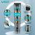 VGR V-695 Popular IPX7 Professional Multifunction Customized Low Noise Electric Transparent Hair Clipper for Men