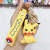 New Cartoon Pokemon Pikachu Keychain Anime Pokémon Car Shape School Bag Key Ornament