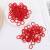 New Year Children Tie Hair Rubber Band Hair Accessories Red Hair Ring Festive Red Does Not Hurt Hair Girls Baby Hair Ring