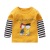 Tops Cotton Base Shirt Boys and Girls Long Sleeve Children's Clothing One-Piece T-shirt Children Clothes New Wholesale