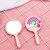 Ins Cartoon Makeup Mirror Mini-Portable Handheld Mirror Single Side Hand-Hold Mirror Gentle Cute Girl Cute Little Mirror