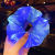 LED Luminous Large Intestine Hair Band Bar Disco Nightclub Internet Celebrity Flash Korean Hair Ring Head Rope Rubber Band Hair Accessories