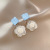 Simple Fashion Ins Trendy Earrings Internet Popular Summer New Flower Earrings for Women Personalized and Mori Fresh Ear Jewelry