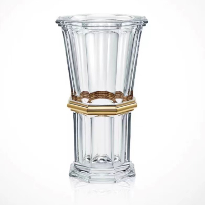 Foreign Trade Crystal Glass Vase Wholesale Home Decorations Table Decoration Simple Flower Arrangement