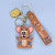 Cartoon Epoxy Doll Cat and Mouse Keychain Pendant Couple Bags Car Key Chain Accessories Gift Wholesale
