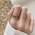 925 Silver Ring Non-Fading Thai Silver Vintage Open Ring Index Finger European and American Jewelry Niche Sterling Silver Ladies Little Finger Ring