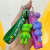 Trending Cartoon Bear Keychain Cute Stereo Toy Bag Package Pendant Car Key Ring Scan Code Gift Wholesale