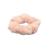 Cross-Border New Arrival Cream Solid Color Plush Large Intestine Hair Ring Headdress Autumn and Winter High Elastic Rubber Band Flannel Hair Ring Hair Accessories