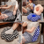 INS New Office Chair Flower Seat Cushion Dormitory Chair Cushion Couch Pillow Bay Window Petal Chessboard Lattice Cushion