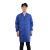 Men's and Women's Long Blue Gown Work Clothes Blue with Long Sleeves Porter's Clothes Camouflage Work Clothes Dustproof Clothes Labor Protection