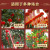 Flocking Small Lantern String Ornaments Red Lantern New Year's Day Spring Festival New Year Decorations Wedding Scene Layout