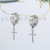 No Pierced Pendant Ear Clip Internet Hot Korean Style Cross Six-Pointed Star Pendant No Hole Ear Clip Personalized Earrings Pseudo Earrings