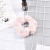 Cross-Border New Arrival Cream Solid Color Plush Large Intestine Hair Ring Headdress Autumn and Winter High Elastic Rubber Band Flannel Hair Ring Hair Accessories