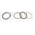 Cross-Border European and American 4mm Thick Hair Band Color High Elastic Hair Bands Rubber Band Basic Hair Ring Hair Accessories DIY Accessories Wholesale