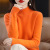 Front Line Ready-Made Garments Knitwear Women's Half Turtleneck Bottoming Shirt Top 2022 Autumn and Winter Seamless Solid Color Sweater Women