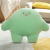 Lovely Soft Cute Emoji Plush Doll Sticky Rice Ball Dinosaur Rabbit round Roll Doll Plush Toy