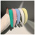 South Korea Dongdaemun Gentle Cream Color Cute Multi-Color Candy Color Sponge Headband Temperament Outdoor All-Matching Headband