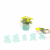 Artificial/Fake Flower Bonsai Ceramic Basin Small Chrysanthemum Living Room Desk Study and Other Ornaments