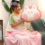INS New Air Conditioning Blanket Home Sofa Cushion Cartoon Animal Frog Bear Rabbit Two-in-One Pillow and Quilt
