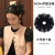 Mona Same Style Oversized Polka Dot Lace Hair Band Large Intestine Ring Big Headdress Flower Fairy Temperamental Ins Internet Celebrity Sweet Head Rope